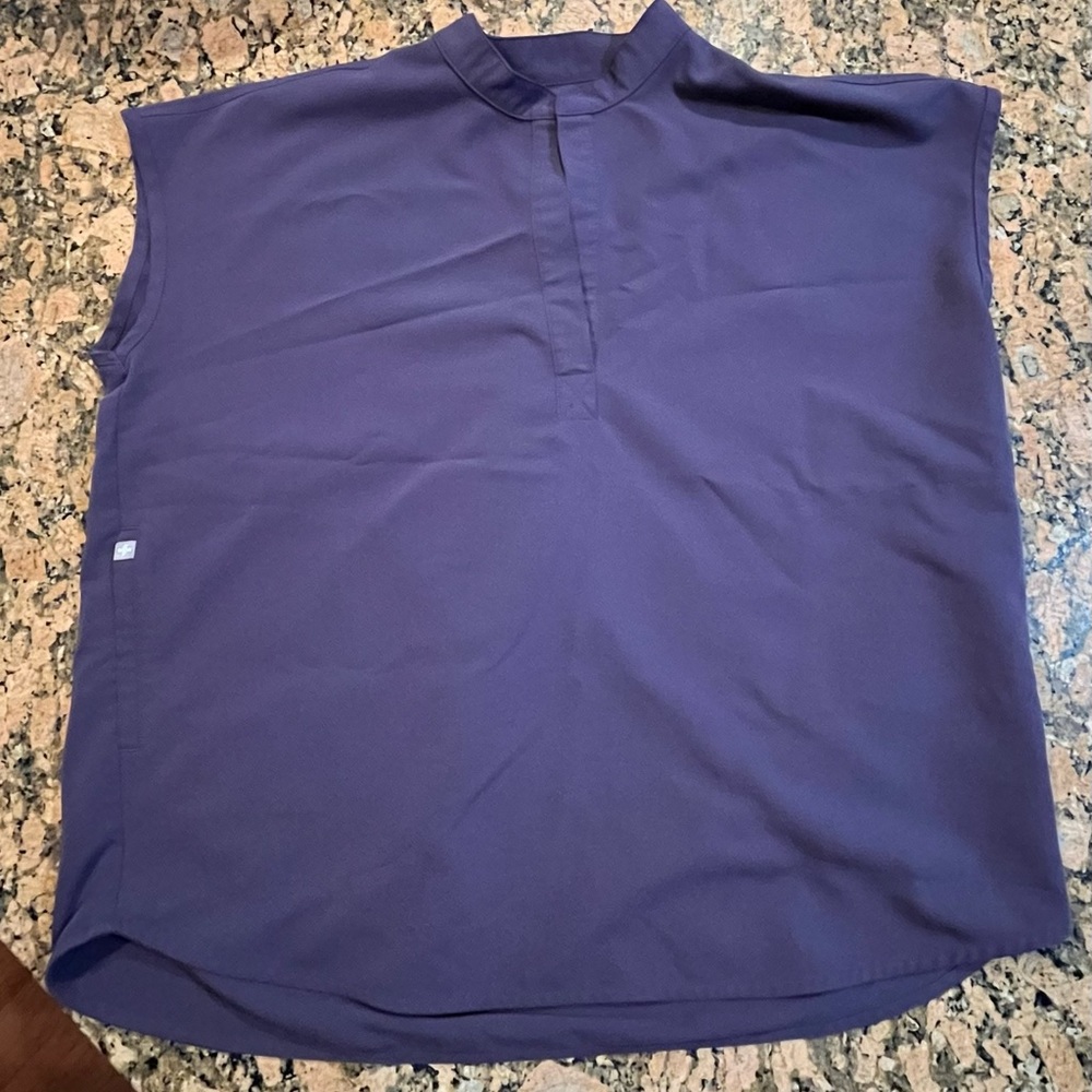 Figs Plum Scrub Set-Rafaela top, Zamora jogger bottoms